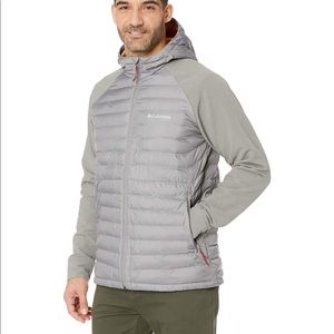 New Columbia Rogue Hybrid Jacket Waterproof Gray s
